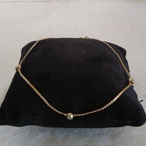 Delicate Goldtone Bracelet Anklet